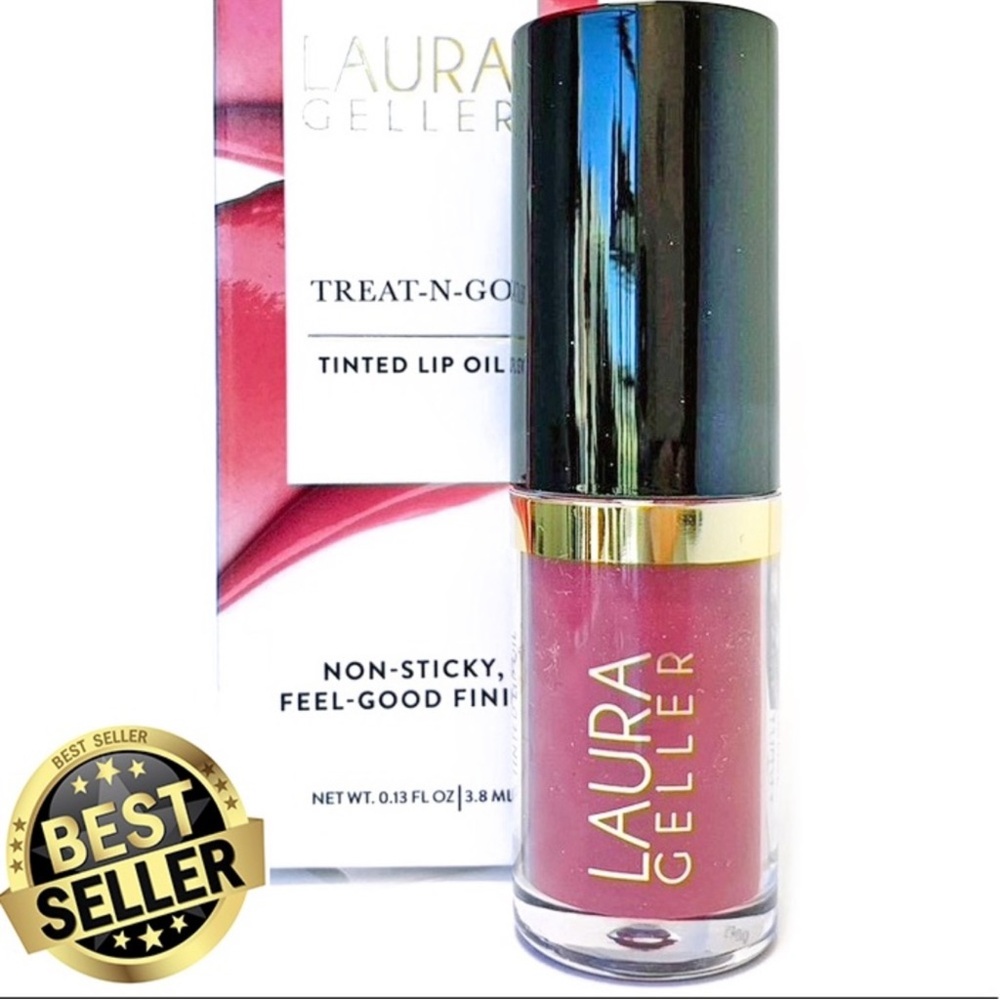 Laura Geller Treat-N-Go Tinted Lip Oil in shade First Place ,Full size, NIB